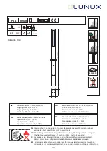 Предварительный просмотр 4 страницы Lunux Horizonte 7020 Instruction Manual