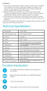 Предварительный просмотр 10 страницы Luoba LB-W01 User Manual