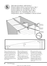 Preview for 42 page of Luoman Lillevilla 580 Assembly And Maintenance