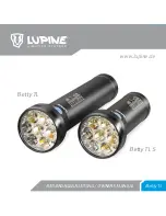 Предварительный просмотр 1 страницы Lupine Betty TL 5 Owner'S Manual