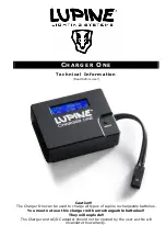 Lupine Charger One Technical Information preview