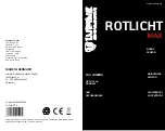 Lupine ROTLICHT MAX Owner'S Manual preview
