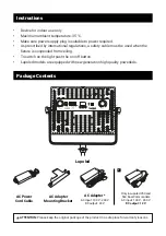 Предварительный просмотр 3 страницы Lupo LUPOLED 350 User Manual