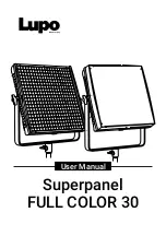 Предварительный просмотр 1 страницы Lupo SUPERPANEL DUAL COLOR 30 User Manual