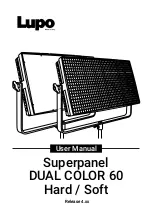 Lupo Superpanel DUAL COLOR 60 Hard / Soft User Manual предпросмотр