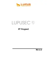 Lupus Electronics LUPUSEC XT Manual preview