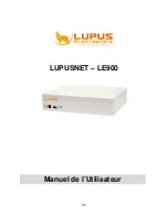 Предварительный просмотр 31 страницы Lupus LUPUSNET LE900 User Manual