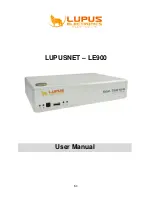 Предварительный просмотр 61 страницы Lupus LUPUSNET LE900 User Manual