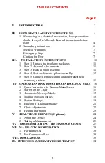 Preview for 3 page of Luraco iROBOTICS 7 PLUS User Manual