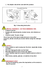 Preview for 8 page of Luraco iROBOTICS 7 PLUS User Manual