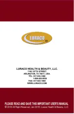 Preview for 12 page of Luraco PRO-40K User Manual