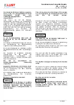 Предварительный просмотр 10 страницы Lust CD 003.1 Service Instructions Manual