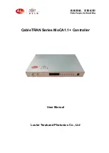 Предварительный просмотр 1 страницы Luster Teraband Photonics CableTRAN MoCA1.1 User Manual