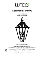 Предварительный просмотр 1 страницы LUTEC 1003928482 Instruction Manual