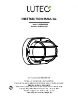 Предварительный просмотр 1 страницы LUTEC 1003928489 Instruction Manual