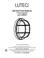 Предварительный просмотр 1 страницы LUTEC 1003928491 Instruction Manual