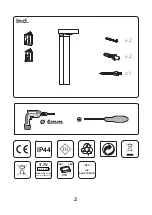 Preview for 2 page of LUTEC 6906703335 User Manual