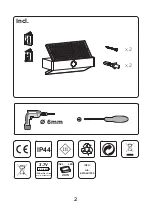 Предварительный просмотр 2 страницы LUTEC ARROW 6910601335 User Manual