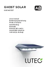 LUTEC GHOST SOLAR 6901401337 User Manual preview