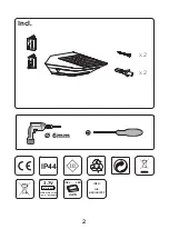 Предварительный просмотр 2 страницы LUTEC GHOST SOLAR 6901401337 User Manual