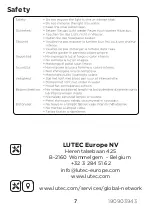 Preview for 7 page of LUTEC PADLIGHT User Manual