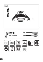 Предварительный просмотр 2 страницы LUTEC rina 8304301012 User Manual