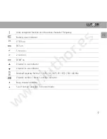 Предварительный просмотр 19 страницы Luthor TL 22 User Manual