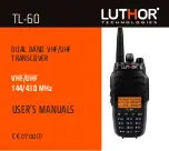 Luthor TL-60 User Manual предпросмотр