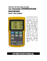 Preview for 1 page of Lutron Electronics BTM-4208SD Operation Manual