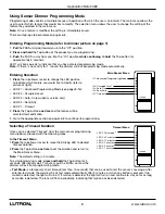 Предварительный просмотр 6 страницы Lutron Electronics C-L User Manual