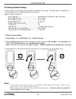 Предварительный просмотр 18 страницы Lutron Electronics C-L User Manual