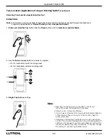 Предварительный просмотр 20 страницы Lutron Electronics C-L User Manual