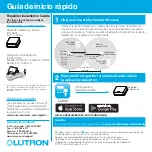 Preview for 2 page of Lutron Electronics Caseta PD-REP Quick Start Manual