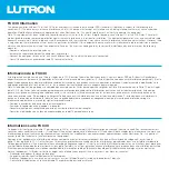 Preview for 4 page of Lutron Electronics Caseta PD-REP Quick Start Manual