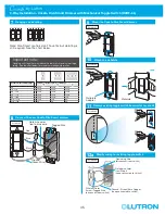 Preview for 45 page of Lutron Electronics Caseta Pico PD-6WCL Installation Manual