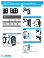 Preview for 48 page of Lutron Electronics Caseta Pico PD-6WCL Installation Manual