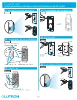 Preview for 70 page of Lutron Electronics Caseta Pico PD-6WCL Installation Manual