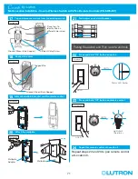 Preview for 71 page of Lutron Electronics Caseta Pico PD-6WCL Installation Manual