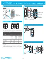 Preview for 104 page of Lutron Electronics Caseta Pico PD-6WCL Installation Manual