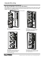 Предварительный просмотр 5 страницы Lutron Electronics CGP2730 Installation Manual