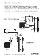 Предварительный просмотр 12 страницы Lutron Electronics CGP2730 Installation Manual