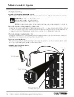 Предварительный просмотр 16 страницы Lutron Electronics CGP2730 Installation Manual