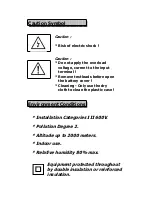 Preview for 2 page of Lutron Electronics CM-9942G Operation Manual