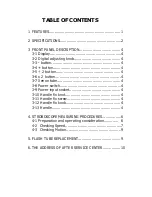 Preview for 4 page of Lutron Electronics DT-2249A Operation Manual