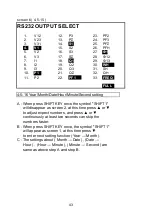 Предварительный просмотр 47 страницы Lutron Electronics DW-6195 Operation Manual