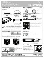 Preview for 1 page of Lutron Electronics EcoSystem 5-Series Installation Manual