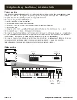 Предварительный просмотр 2 страницы Lutron Electronics EcoSystem Energi Savr Node Installation Manual