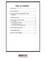 Preview for 2 page of Lutron Electronics EMF-823 Operation Manual