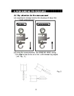 Предварительный просмотр 11 страницы Lutron Electronics FORCE GAUGE FG-6100SD Operation Manual