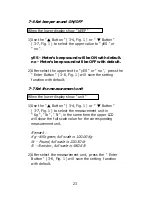 Предварительный просмотр 26 страницы Lutron Electronics FORCE GAUGE FG-6100SD Operation Manual